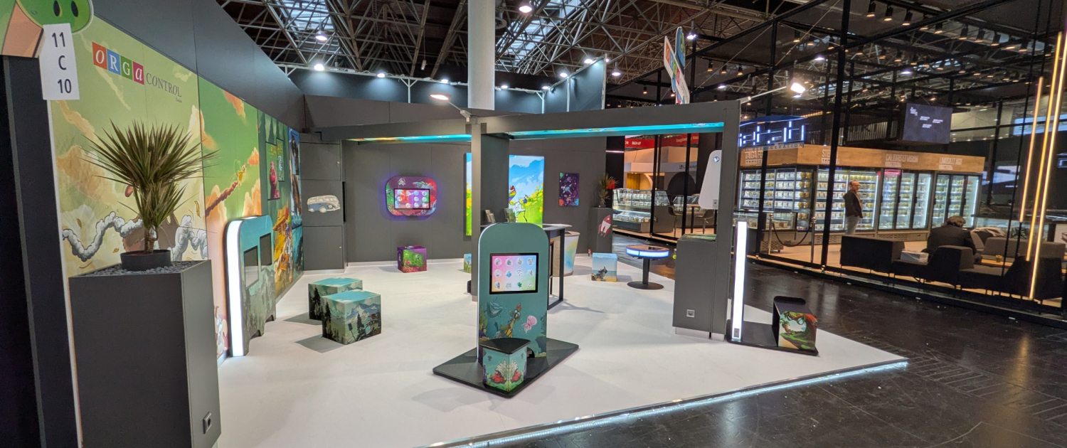 OrgaControl auf der Euroshop 2026 Booth 11C10 - interaktive Kinderspielecken und Kinderterminals für Retail und Gastronomie