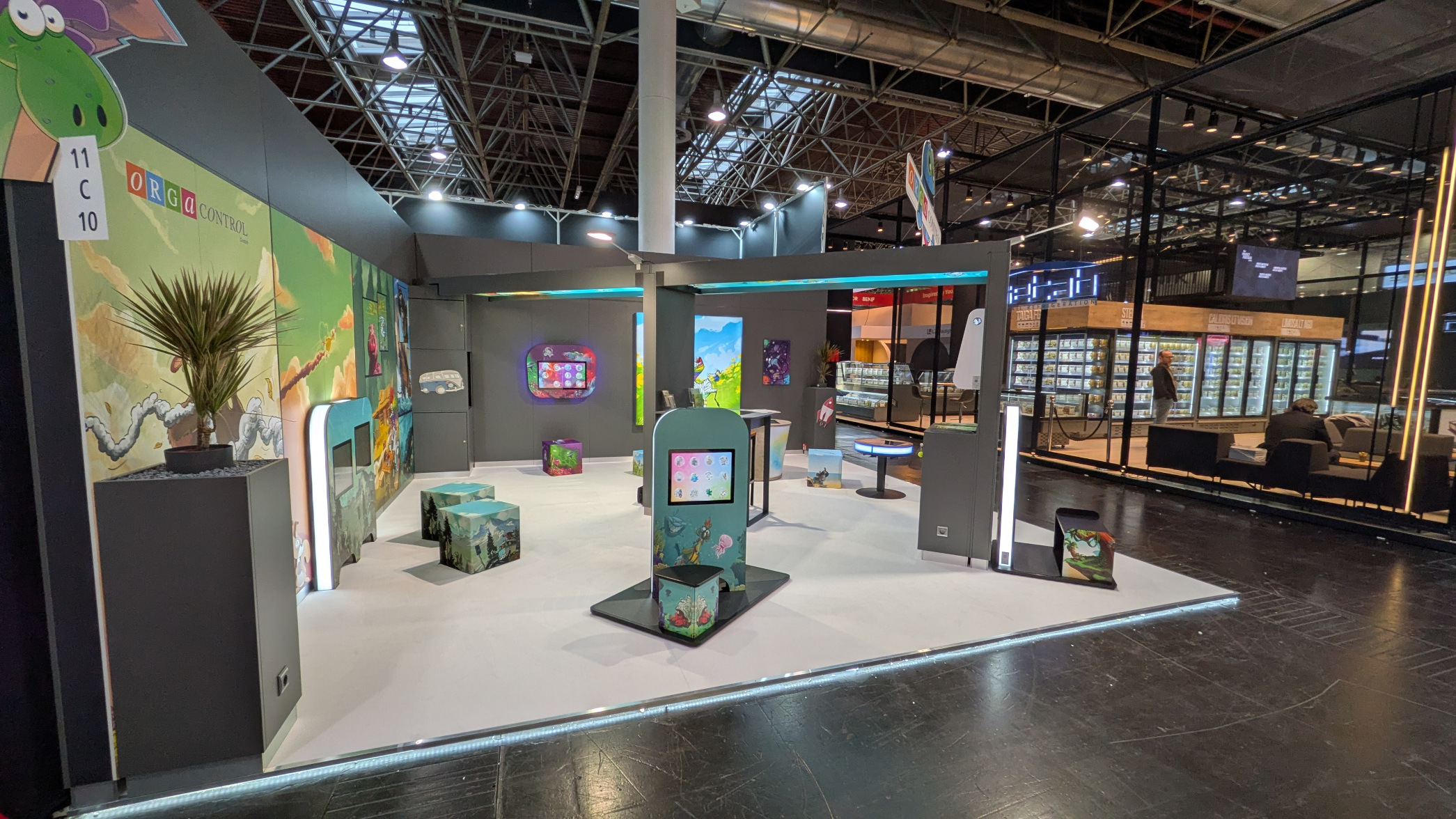 Euroshop Düsseldorf 2026 Booth 11C10 OrgaControl auf der Euroshop 2026 Booth 11C10 - interaktive Kinderspielecken und Kinderterminals für Retail und Gastronomie