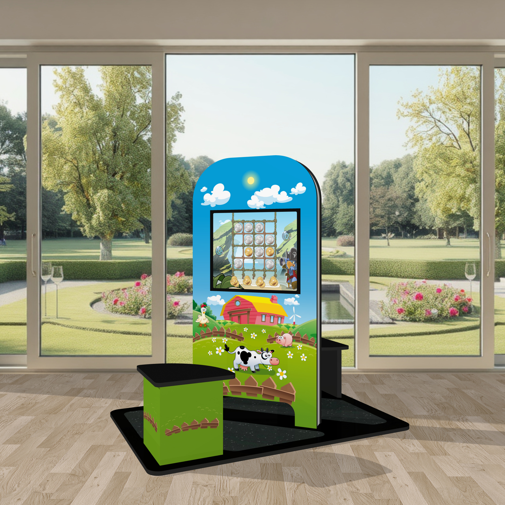 Kinderterminal Kindercomputer Touchscreen Kinderspielecke