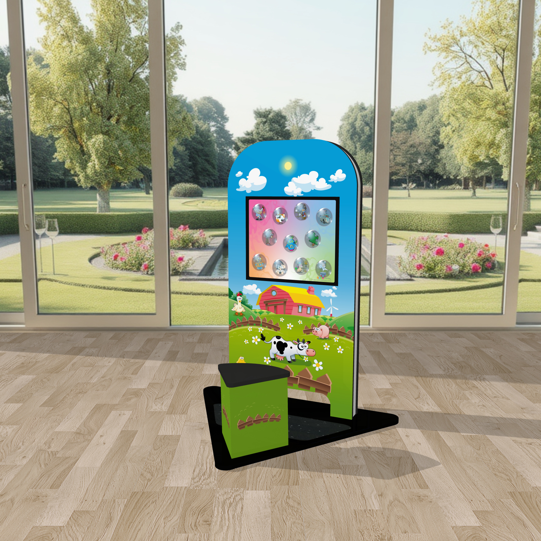 MyKidsCorner smart Farm Kinderterminal Kindercomputer Touchscreen Kinderspielecke