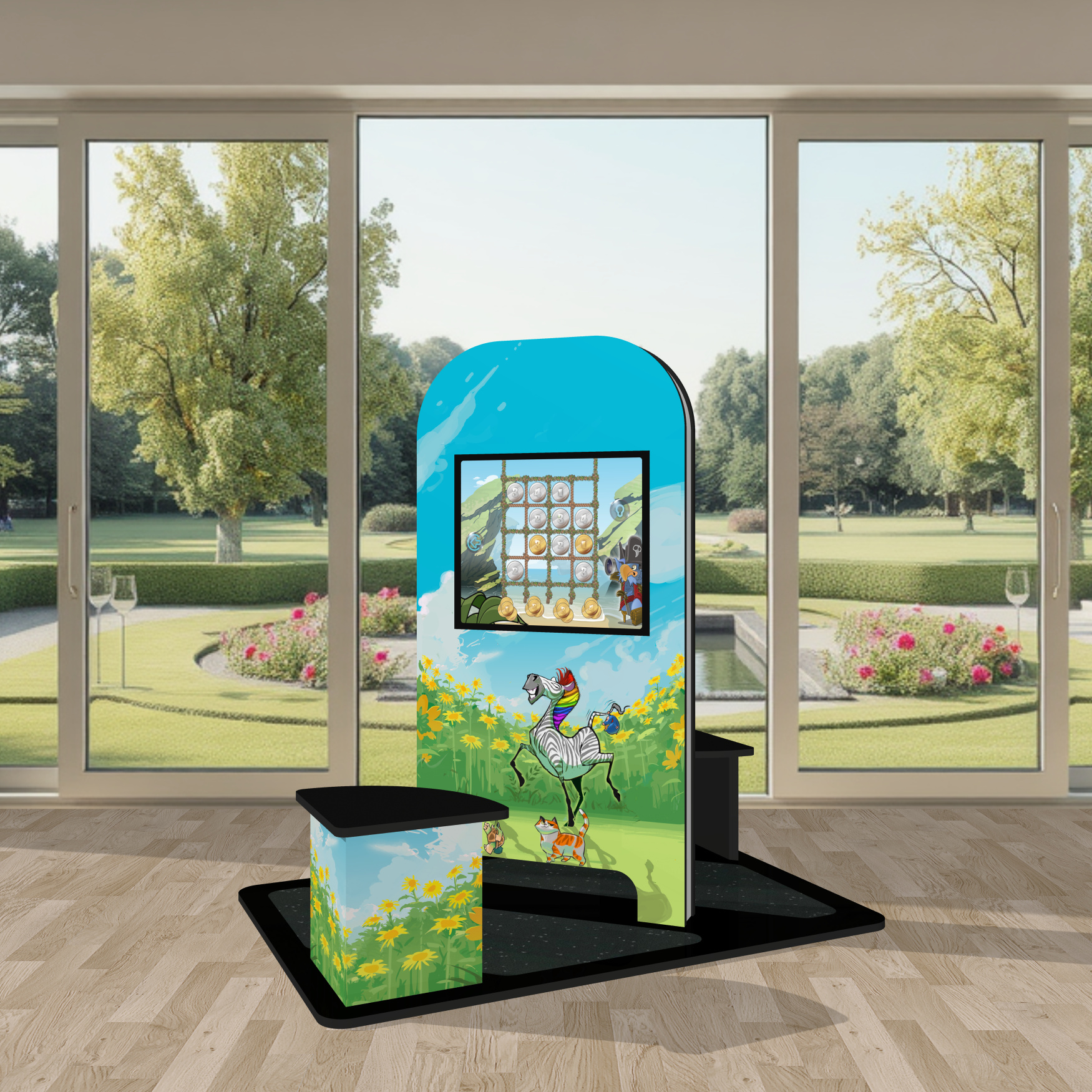 Kinderterminal Kindercomputer Touchscreen Kinderspielecke