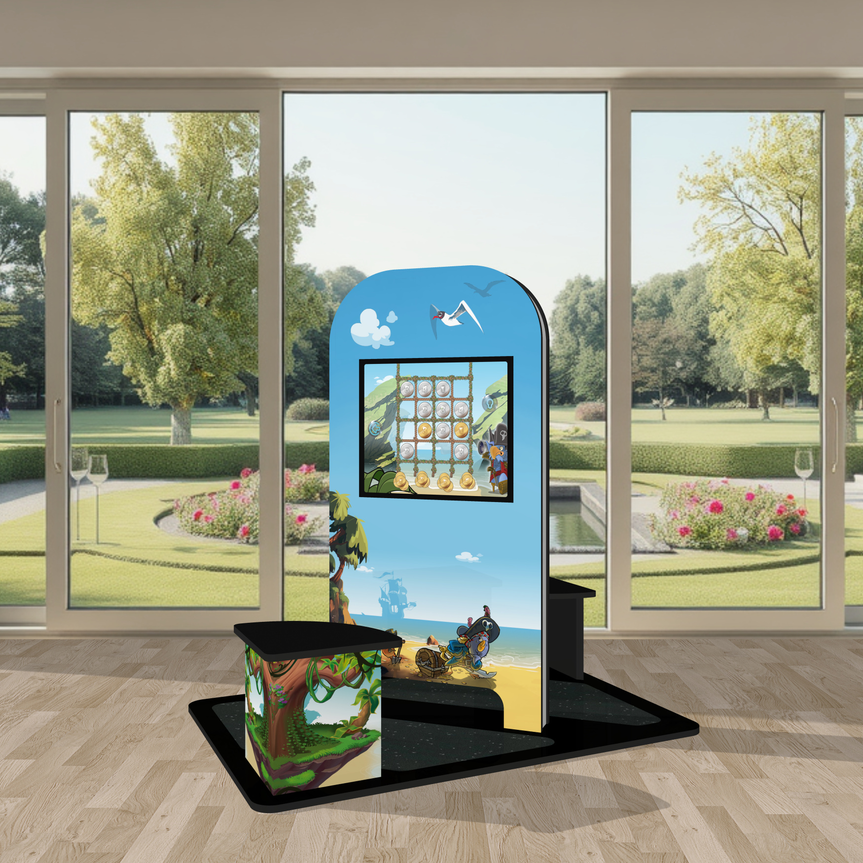 Kinderterminal Kindercomputer Touchscreen Kinderspielecke