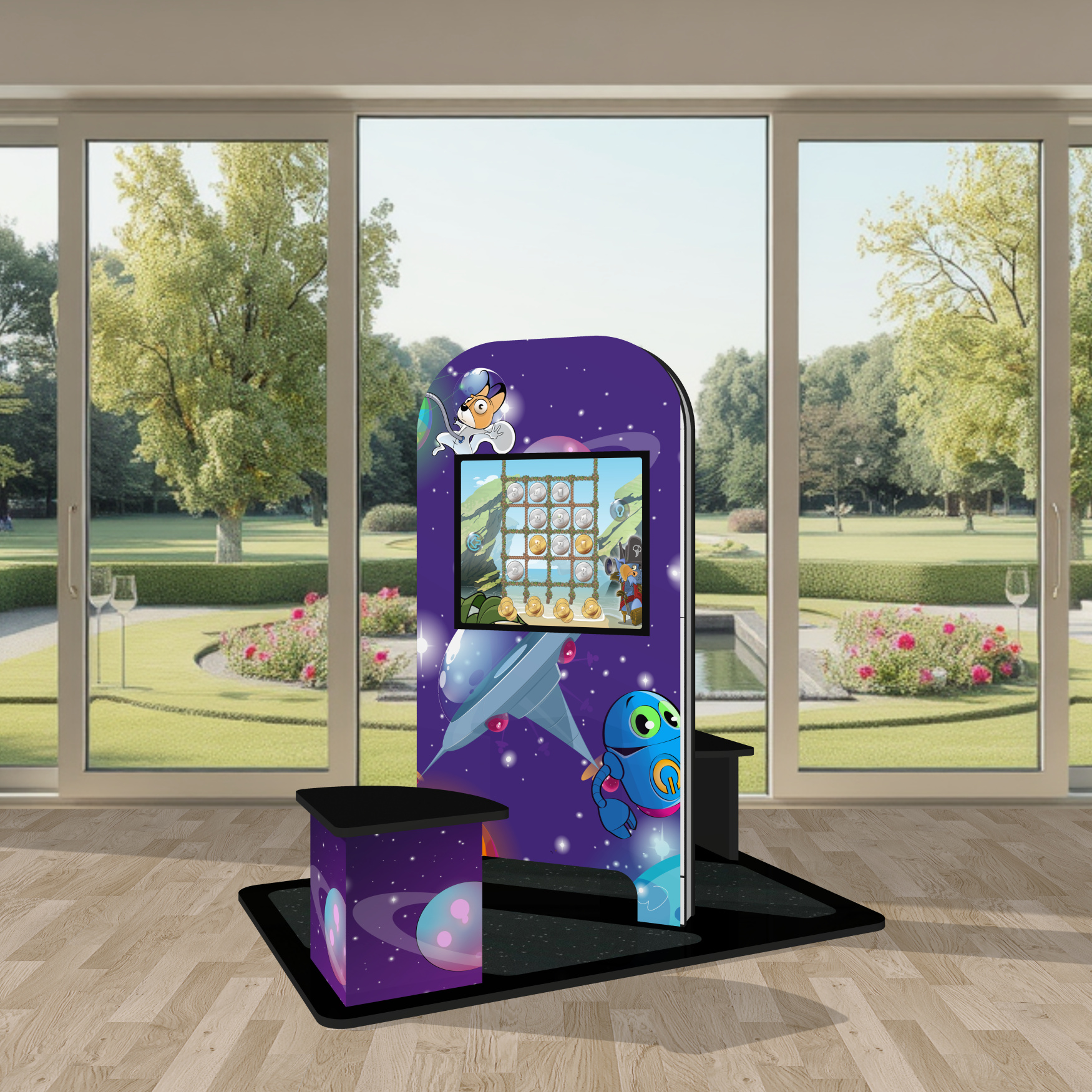 Kinderterminal Kindercomputer Touchscreen Kinderspielecke