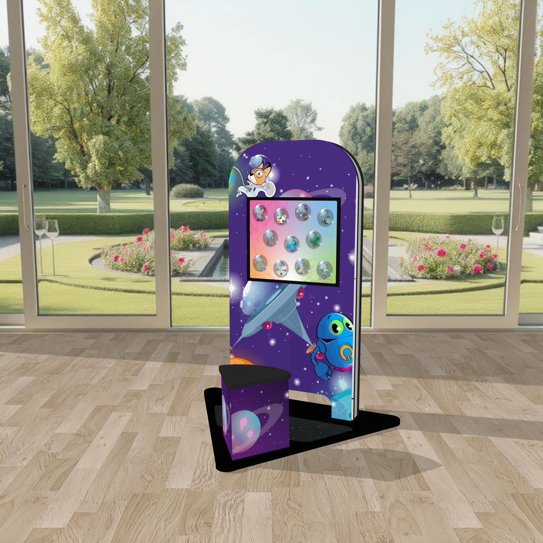 MyKidsCorner smart Raumstation Kinderterminal Kindercomputer Touchscreen Kinderspielecke