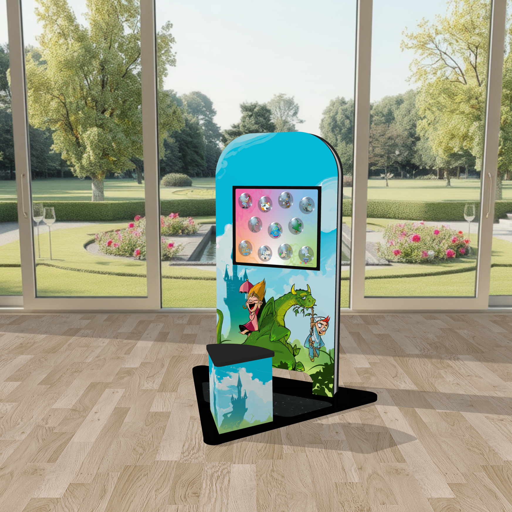 MyKidsCorner smart Ritter Kinderterminal Kindercomputer Touchscreen Kinderspielecke