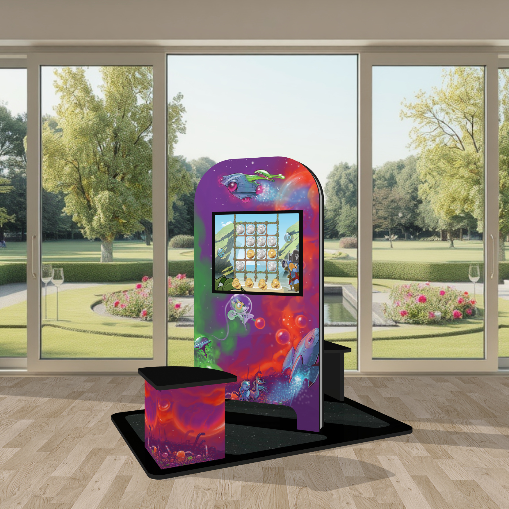 Kinderterminal Kindercomputer Touchscreen Kinderspielecke